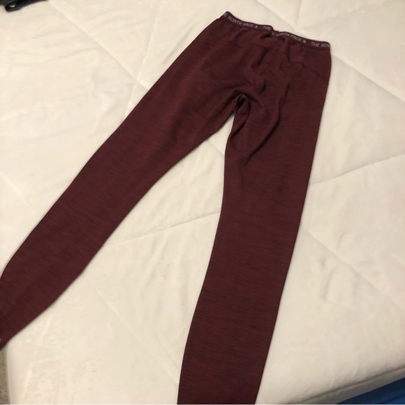 The North Face FlashDry Maroon Base Layer/Active Leggings - Picture 6 of 6